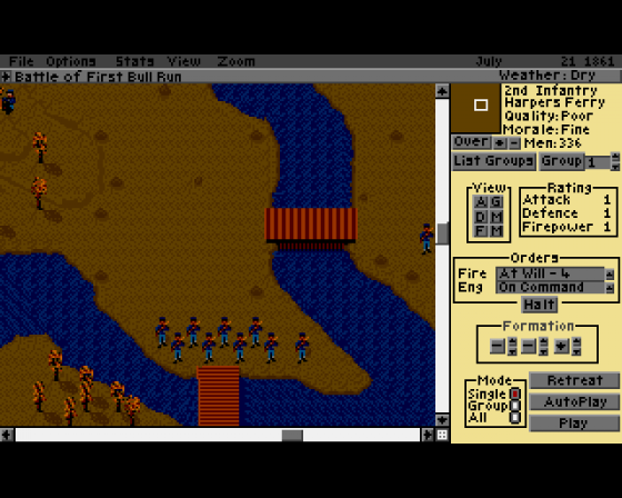 The Blue And The Gray Screenshot 9 (Amiga 500)