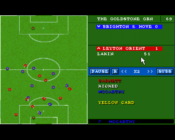 Ultimate Soccer Manager Screenshot 14 (Amiga 500)