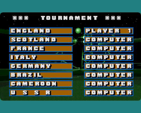 Graeme Souness Vector Soccer Screenshot 5 (Amiga 500/600)