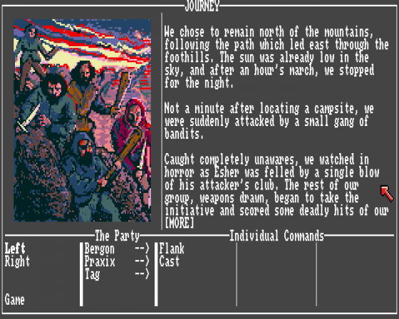 Journey: The Quest Begins Screenshot 6 (Amiga 500)