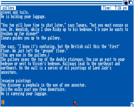 Moonmist Screenshot 6 (Amiga 500)