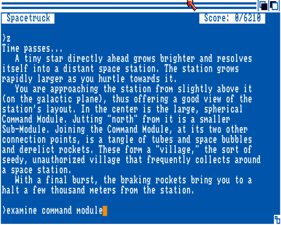 Stationfall Screenshot 5 (Amiga 500)