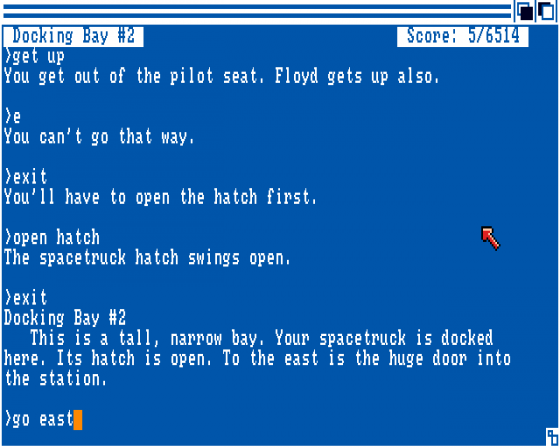 Stationfall Screenshot 6 (Amiga 500)