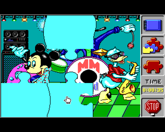 Mickey's Jigsaw Puzzles Screenshot 7 (Amiga 500)