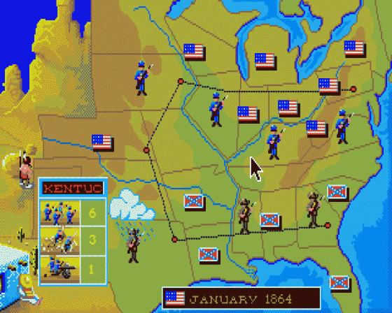 North And South Screenshot 18 (Amiga 500)