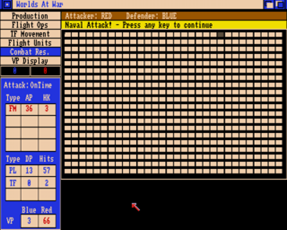 Worlds at War: Conflict in the Cosmos Screenshot 5 (Amiga 500)