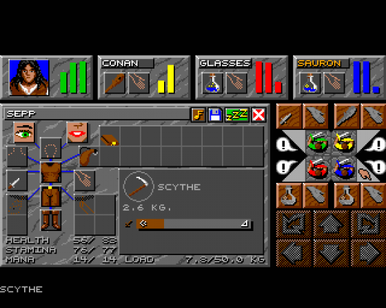 Dungeon Master II: The Legend of Skullkeep Screenshot 14 (Amiga 500)