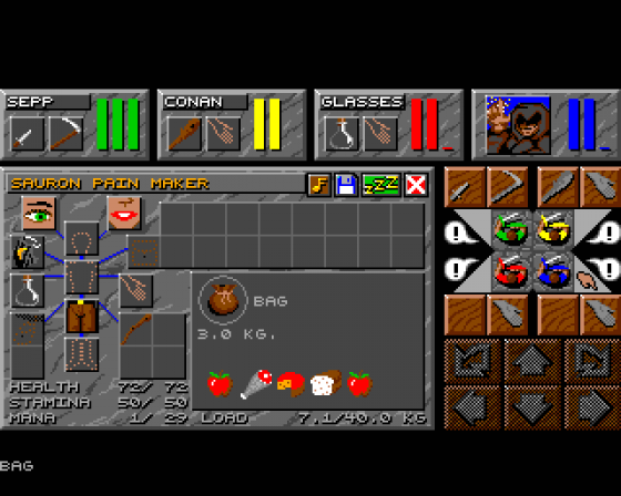 Dungeon Master II: The Legend of Skullkeep Screenshot 15 (Amiga 500)