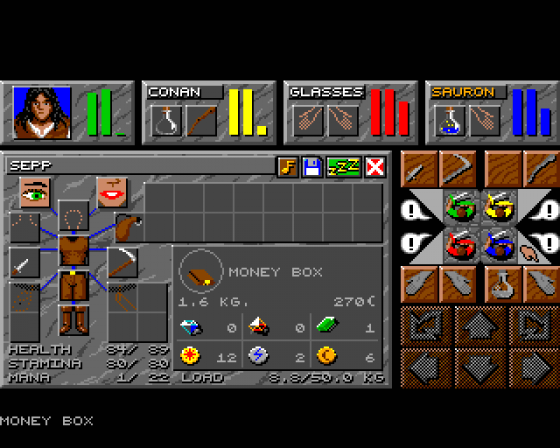 Dungeon Master II: The Legend of Skullkeep Screenshot 16 (Amiga 500)