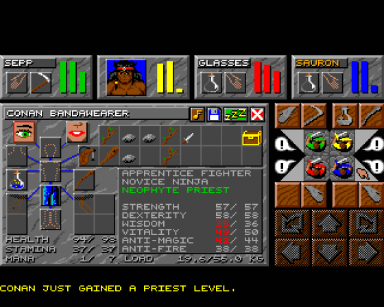 Dungeon Master II: The Legend of Skullkeep Screenshot 18 (Amiga 500)