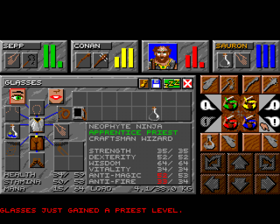 Dungeon Master II: The Legend of Skullkeep Screenshot 34 (Amiga 500)