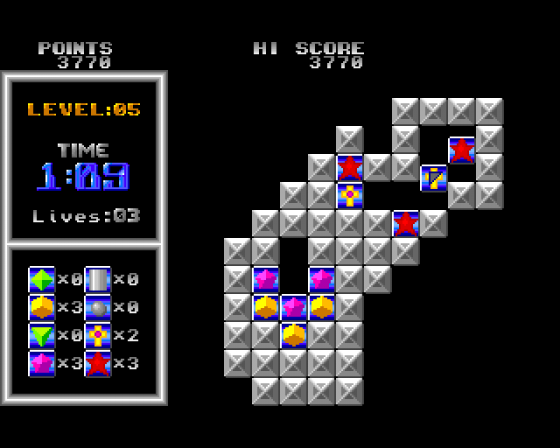 Pairs Screenshot 6 (Amiga 500)