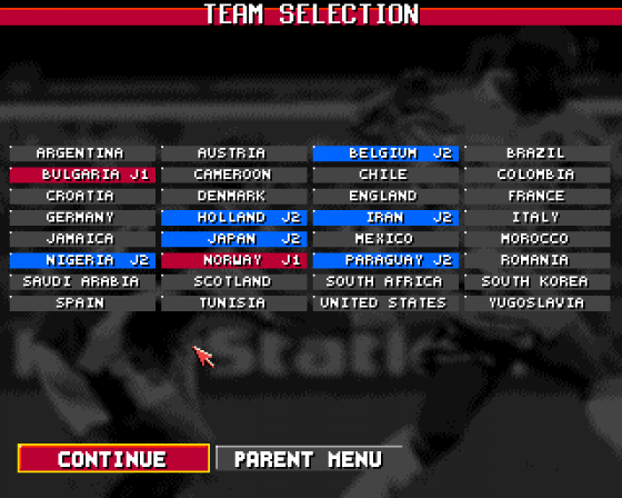 Eat the Whistle: France 98 Screenshot 15 (Amiga 500)