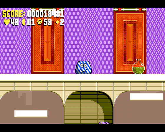 Mr Beanbag! Screenshot 15 (Amiga 500)