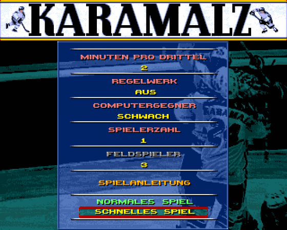 Karamalz Cup Eis Hockey Screenshot 7 (Amiga 500)