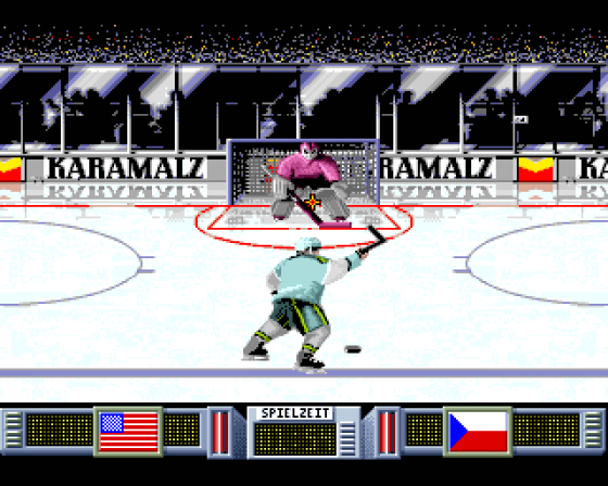 Karamalz Cup Eis Hockey Screenshot 12 (Amiga 500)