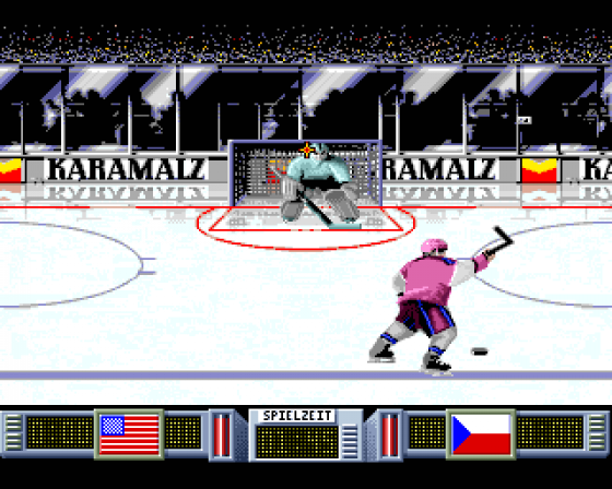 Karamalz Cup Eis Hockey Screenshot 13 (Amiga 500)