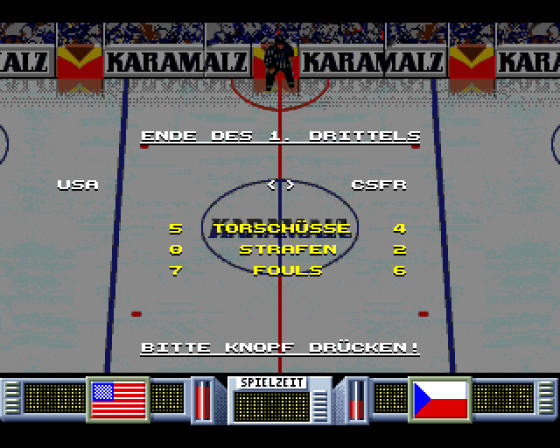 Karamalz Cup Eis Hockey Screenshot 16 (Amiga 500)