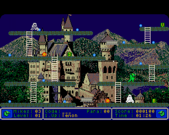 Mike the Magic Dragon Screenshot 1 (Amiga 500)