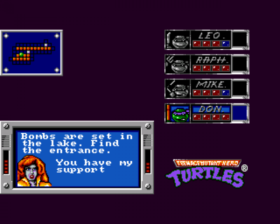 Teenage Mutant Hero Turtles Screenshot 5 (Amiga 500)