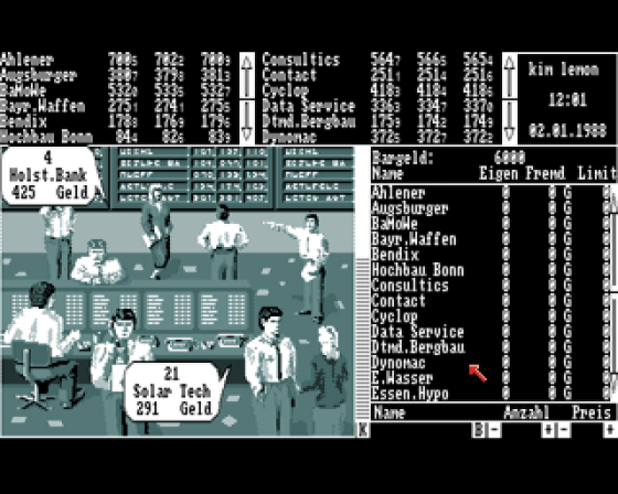 Wall Street Wizard Screenshot 9 (Amiga 500)