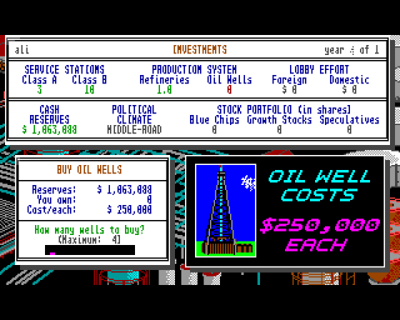 Oil Barons Screenshot 7 (Amiga 500)