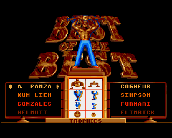 Best of the Best: Championship Karate Screenshot 6 (Amiga 500)