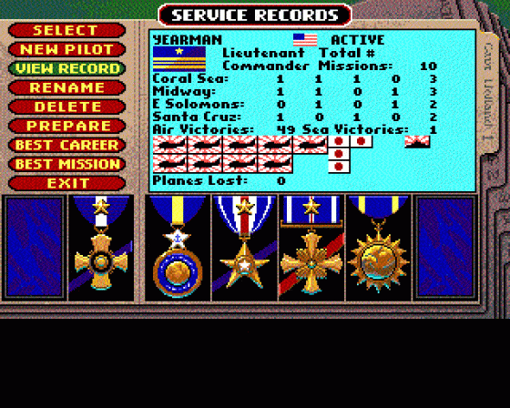 Battlehawks 1942 Screenshot 25 (Amiga 500)