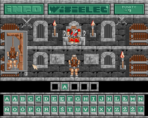 Wisielec Screenshot 5 (Amiga 500)