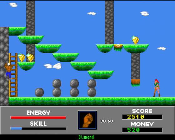 Tame Raider Screenshot 6 (Amiga 500)