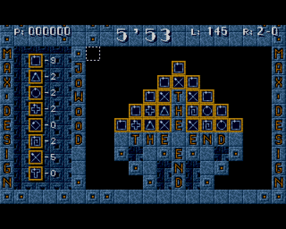 Think Cross Screenshot 8 (Amiga 500)