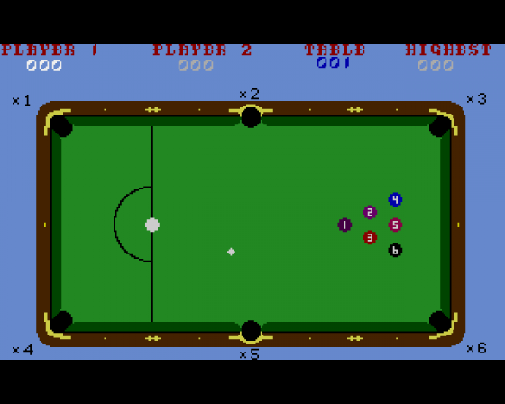 Electronic Pool Screenshot 1 (Amiga 500)