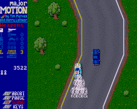 Major Motion Screenshot 5 (Amiga 500)