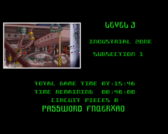 Impossible Mission 2025: The Special Edition Screenshot 17 (Amiga 500)