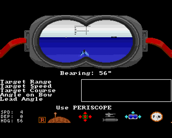 Silent Service Screenshot 5 (Amiga 500)