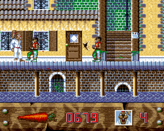 International Ninja Rabbits Screenshot 5 (Amiga 500)