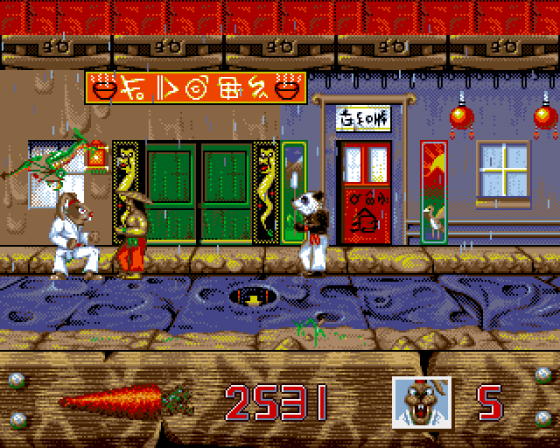 International Ninja Rabbits Screenshot 15 (Amiga 500)