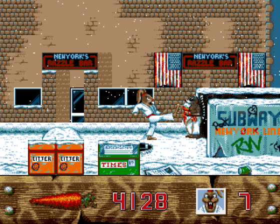 International Ninja Rabbits Screenshot 28 (Amiga 500)