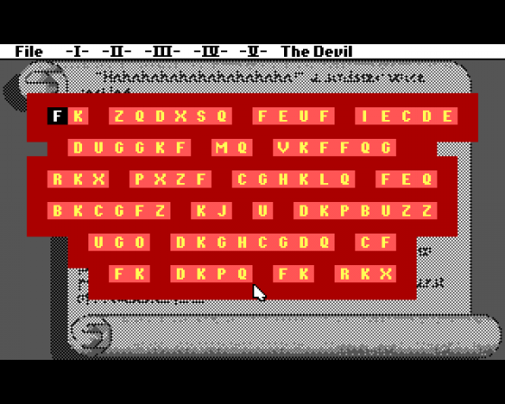 The Fool's Errand Screenshot 21 (Amiga 500)