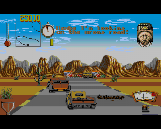 Moonshine Racers Screenshot 11 (Amiga 500)