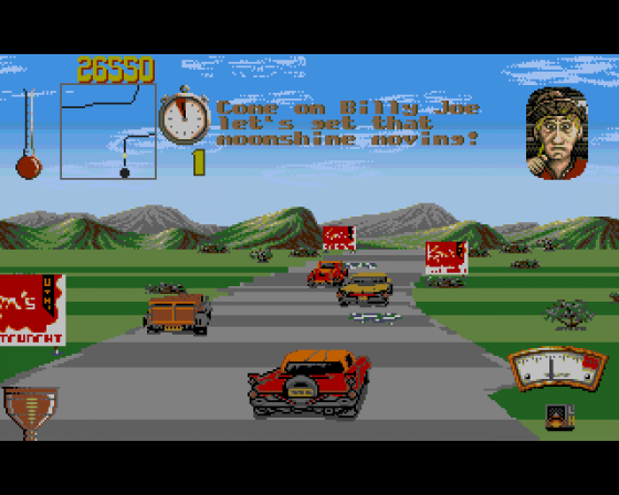 Moonshine Racers Screenshot 12 (Amiga 500)