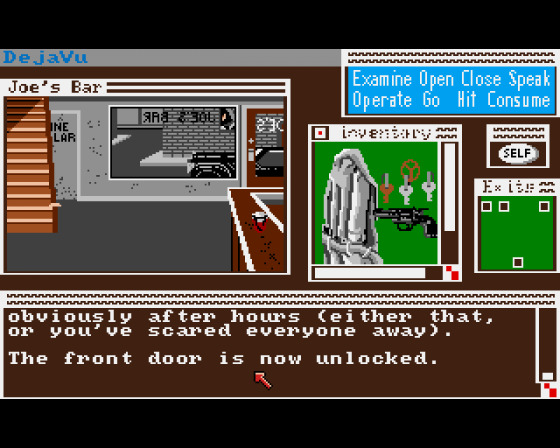 Deja Vu: A Nightmare Comes True Screenshot 5 (Amiga 500)