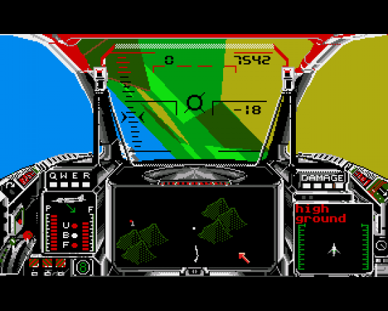 Harrier Combat Simulator Screenshot 5 (Amiga 500)