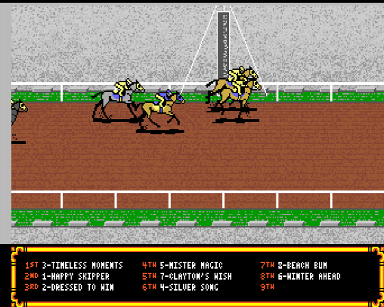 Horse Racing Screenshot 12 (Amiga 500)