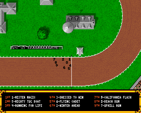 Horse Racing Screenshot 20 (Amiga 500)