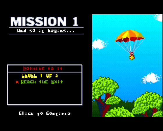 Turtleminator, The: Special Turtle Commando Screenshot 12 (Amiga 500)