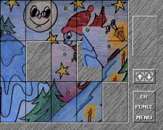 Ami Puzzle: Wersja Swiateczna Screenshot 6 (Amiga 500)