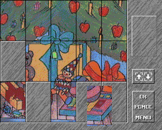 Ami Puzzle: Wersja Swiateczna Screenshot 7 (Amiga 500)