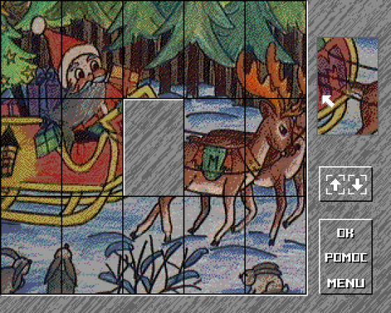 Ami Puzzle: Wersja Swiateczna Screenshot 8 (Amiga 500)