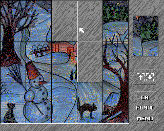 Ami Puzzle: Wersja Swiateczna Screenshot 11 (Amiga 500)